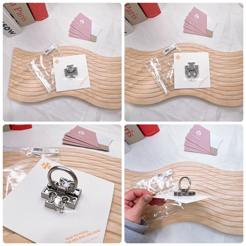 美國代購🇺🇸台灣現貨 Tory Burch 金屬手機支架-細節圖7