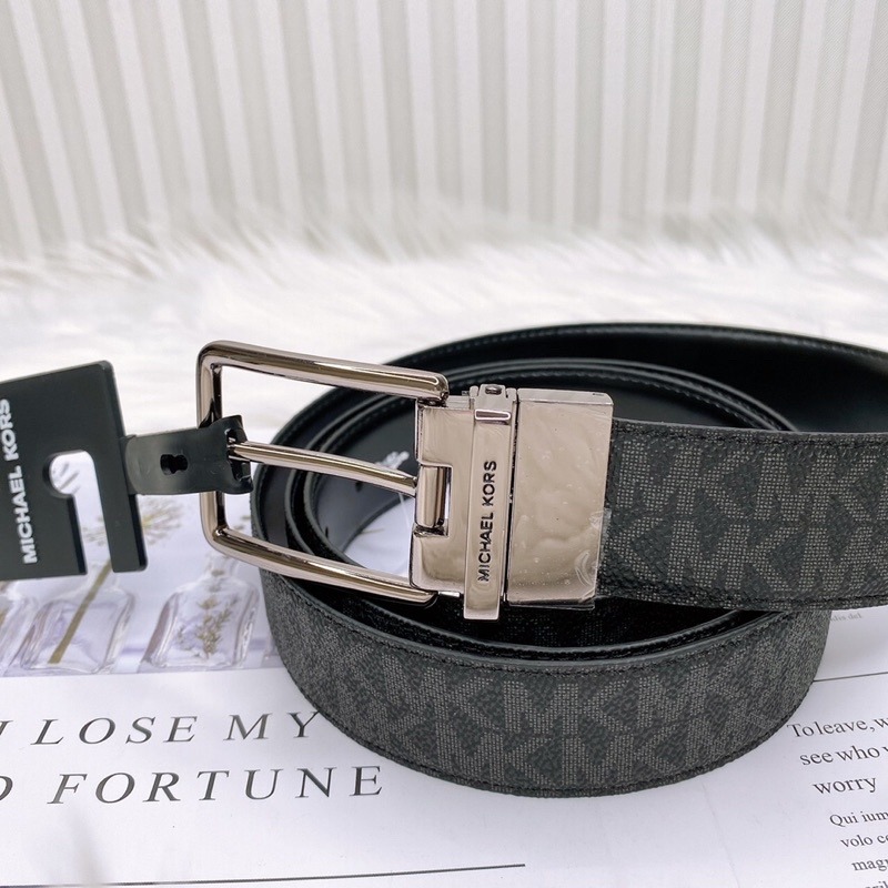 美國代購🇺🇸台灣現貨 MK 男款 針釦皮帶-細節圖8