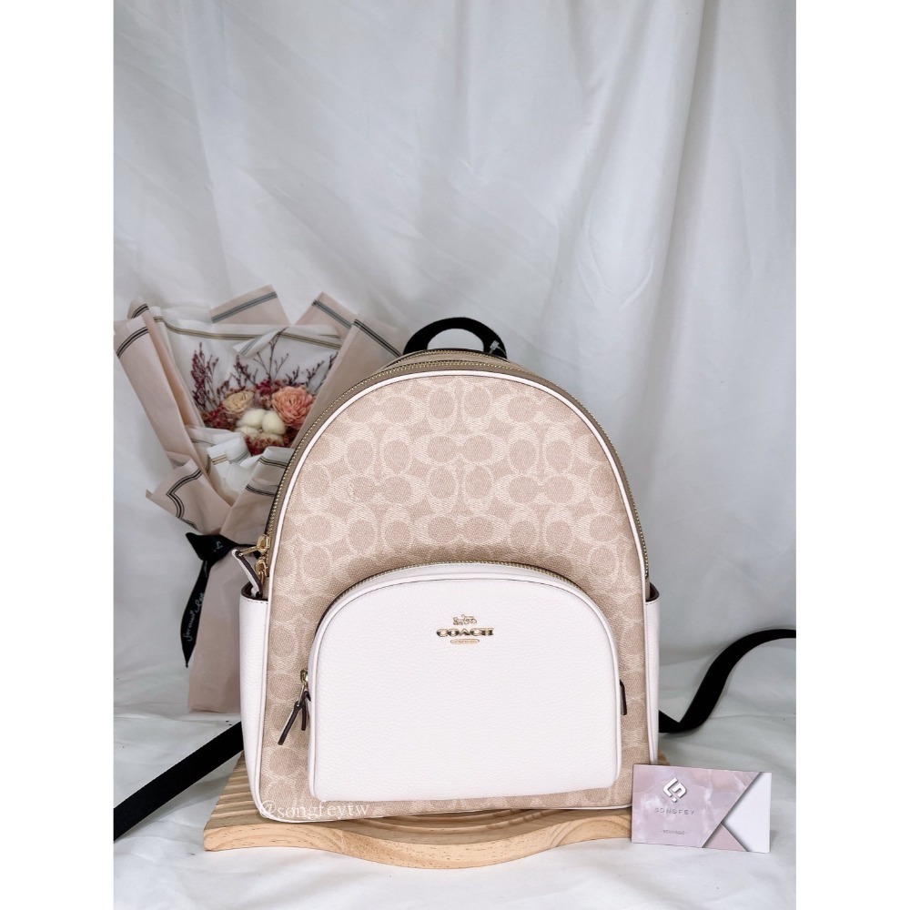 美國代購🇺🇸台灣現貨 Coach 經典 中款 雙拉鍊後背-規格圖10