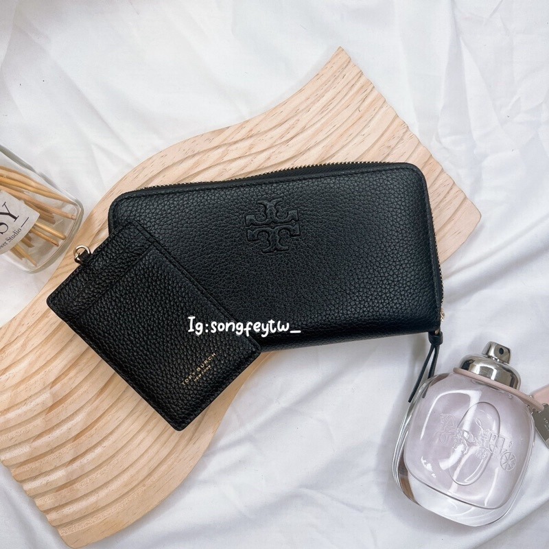 美國代購🇺🇸台灣現貨 TB 浮雕1+1拉鍊長夾-細節圖6