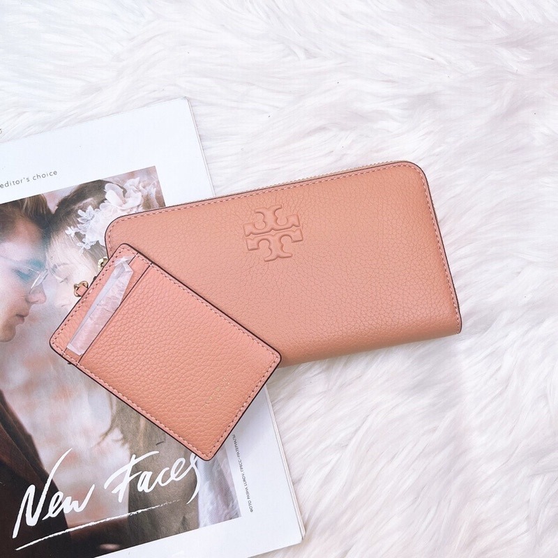 美國代購🇺🇸台灣現貨 TB 浮雕1+1拉鍊長夾-細節圖8