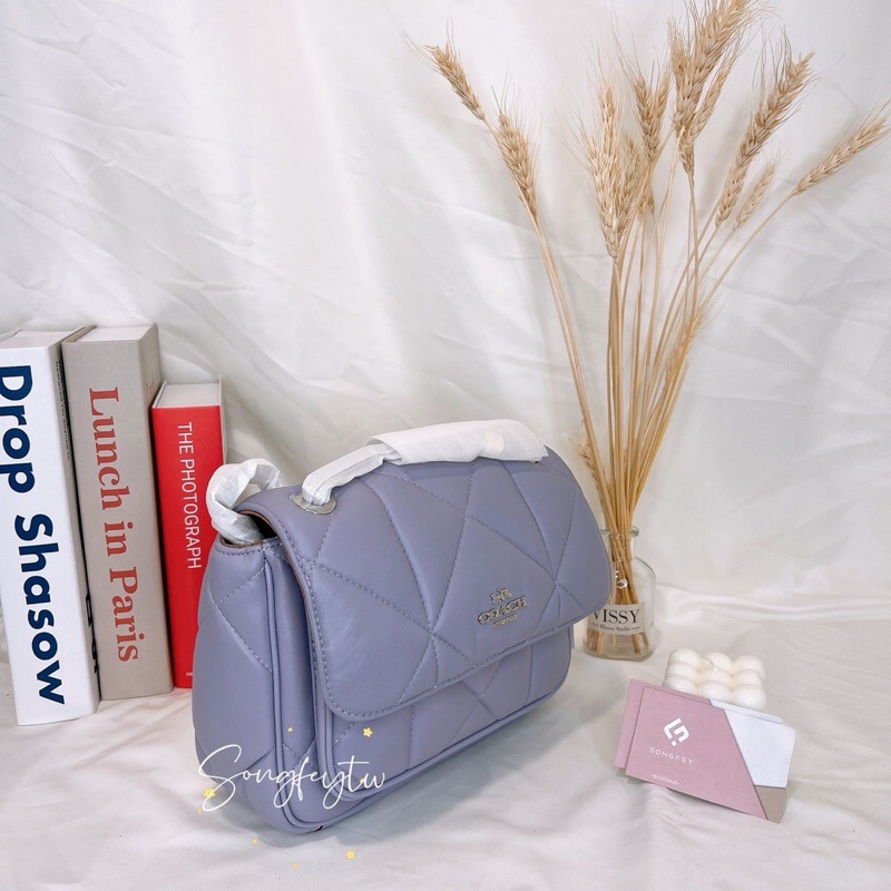 美國代購🇺🇸台灣現貨 Coach Puffy羊皮兩用鏈包 肩背包 斜背包-細節圖3