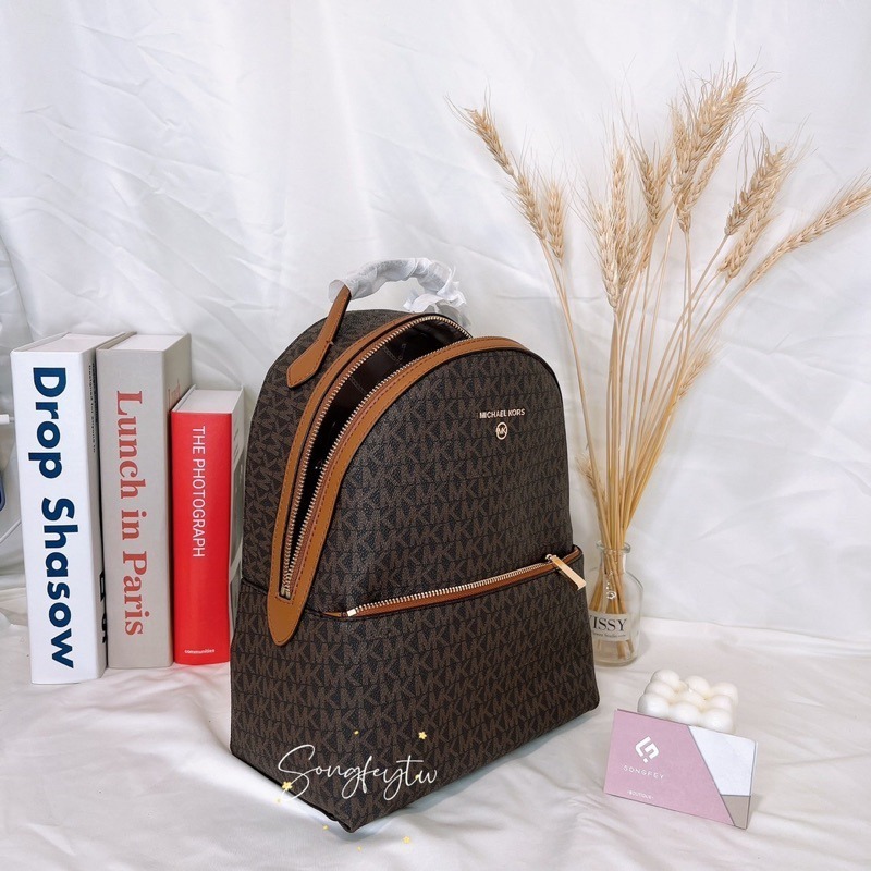 美國代購🇺🇸台灣現貨 MK 專櫃款後背包 中款-細節圖4