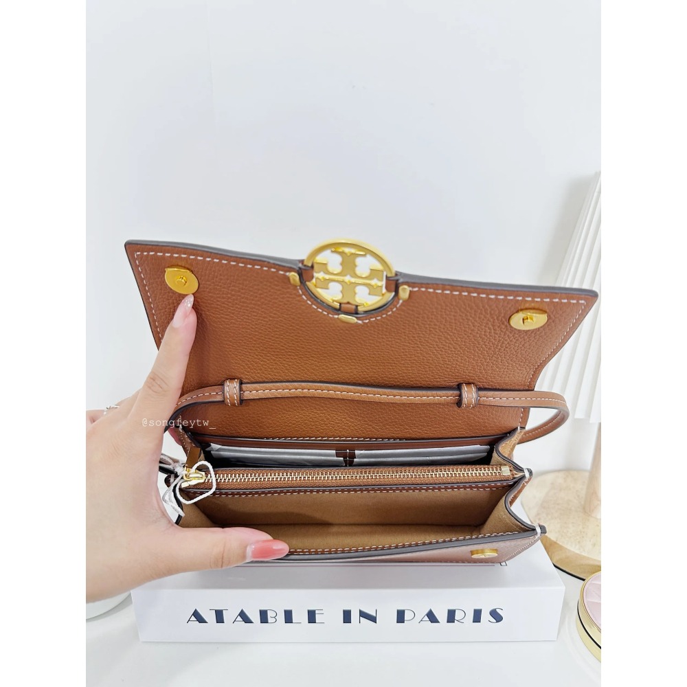 美國代購🇺🇸台灣現貨 Tory Burch｜TB 專櫃款 Miller WOC包 晚宴包 手拿包 斜背包-細節圖4