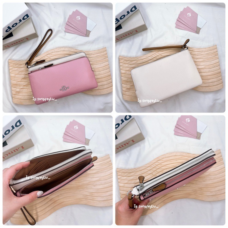 美國代購 台灣現貨 Coach 雙層大手拿 手拿包-細節圖4