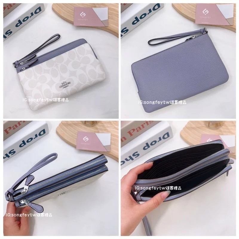 美國代購 台灣現貨 Coach 雙層大手拿 手拿包-細節圖10