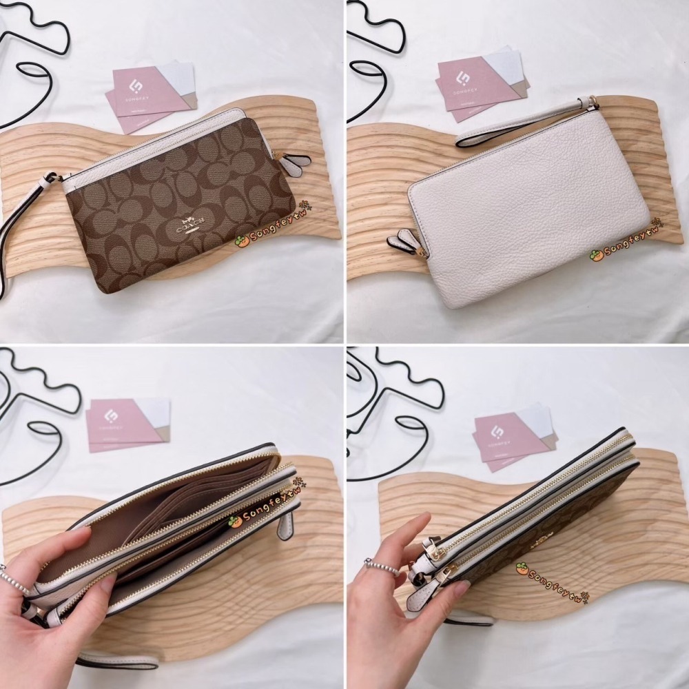 美國代購 台灣現貨 Coach 雙層大手拿 手拿包-細節圖11