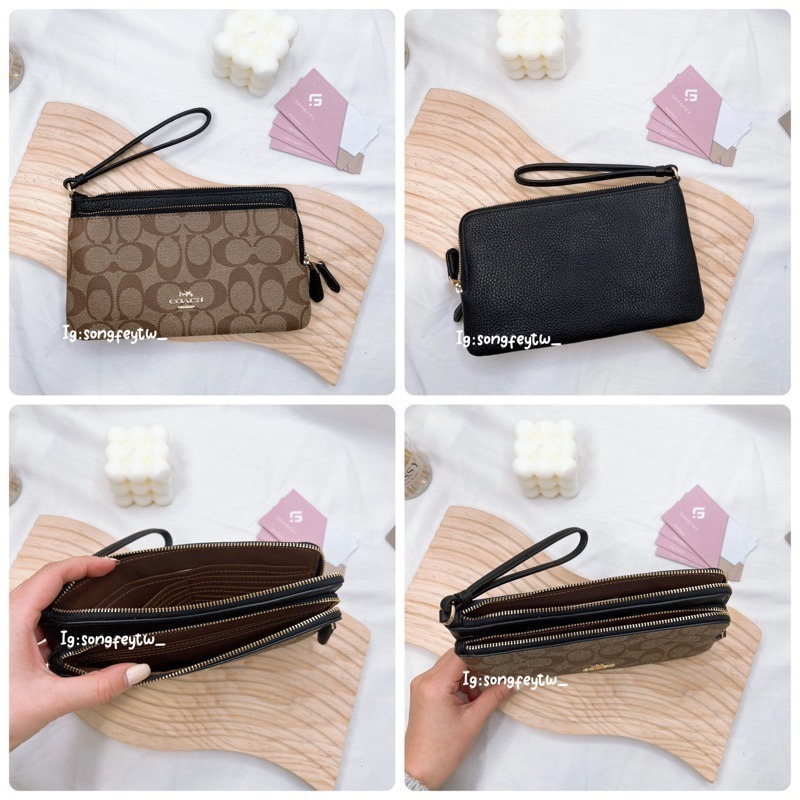 美國代購 台灣現貨 Coach 雙層大手拿 手拿包-規格圖11