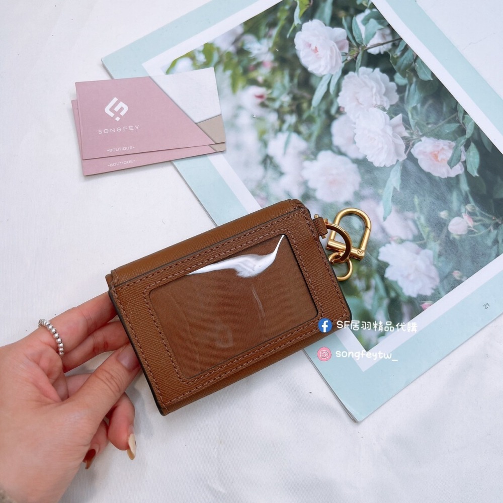 美國代購🇺🇸台灣現貨 Tory  Burch 防刮小金logo 鑰匙包 名片包-細節圖5