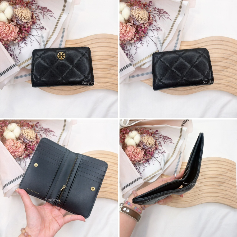 美國代購🇺🇸台灣現貨 Tory Burch Willa 兩折中夾 薄中夾-細節圖8