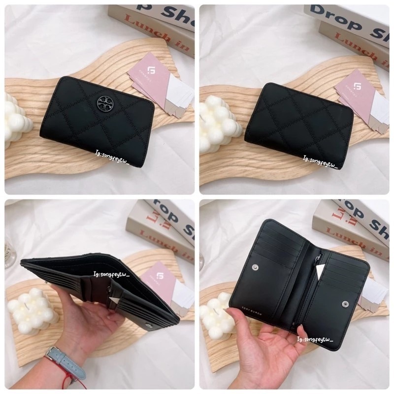 美國代購🇺🇸台灣現貨 Tory Burch Willa 兩折中夾 薄中夾-細節圖9