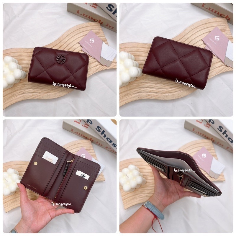 美國代購🇺🇸台灣現貨 Tory Burch Willa 兩折中夾 薄中夾-細節圖11