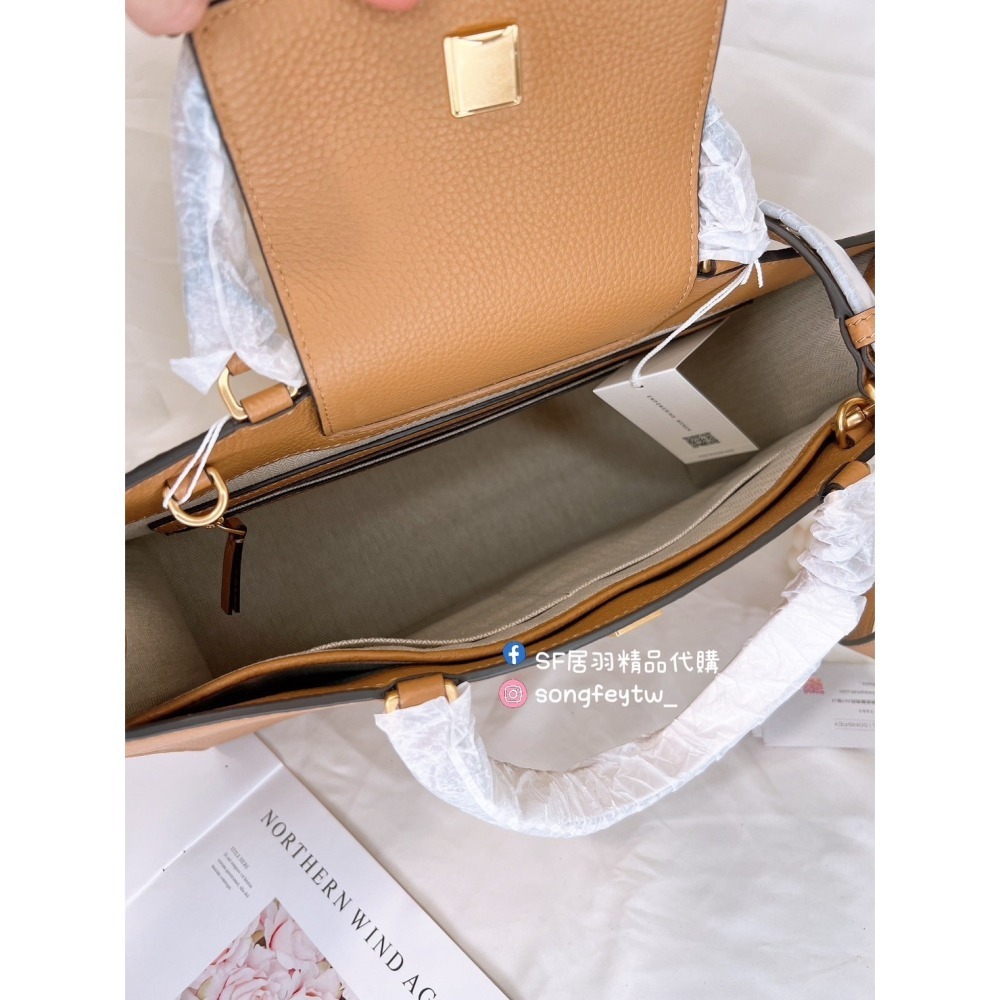 美國代購🇺🇸台灣現貨 Tory Burch 大款黛妃包 手提斜背包 公事包-細節圖3