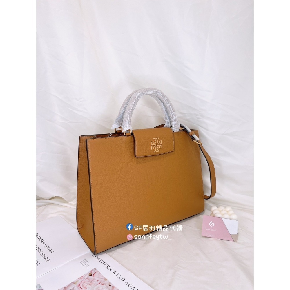 美國代購🇺🇸台灣現貨 Tory Burch 大款黛妃包 手提斜背包 公事包-細節圖4