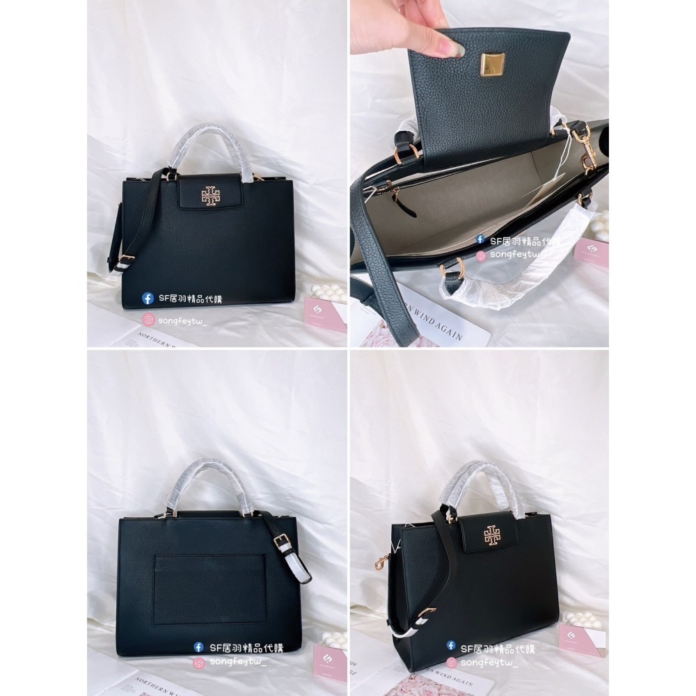 美國代購🇺🇸台灣現貨 Tory Burch 大款黛妃包 手提斜背包 公事包-細節圖9