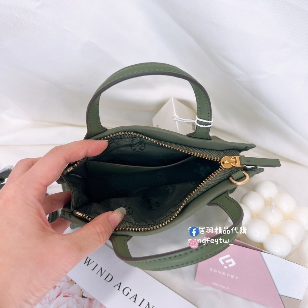 美國代購🇺🇸台灣現貨 Tory Burch 尼龍小托特 手提斜背包-細節圖3