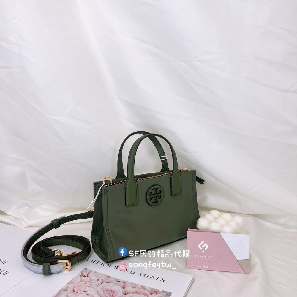 美國代購🇺🇸台灣現貨 Tory Burch 尼龍小托特 手提斜背包-細節圖4