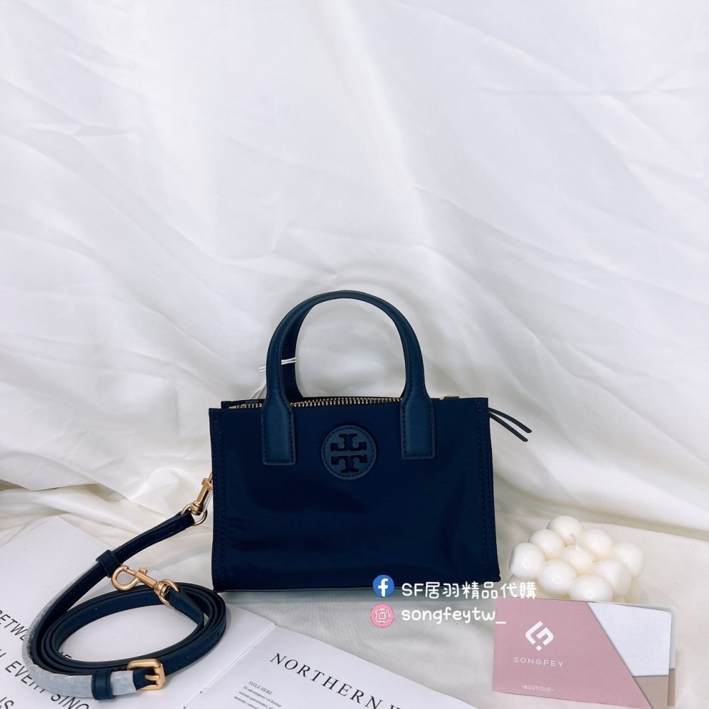 美國代購🇺🇸台灣現貨 Tory Burch 尼龍小托特 手提斜背包-細節圖7