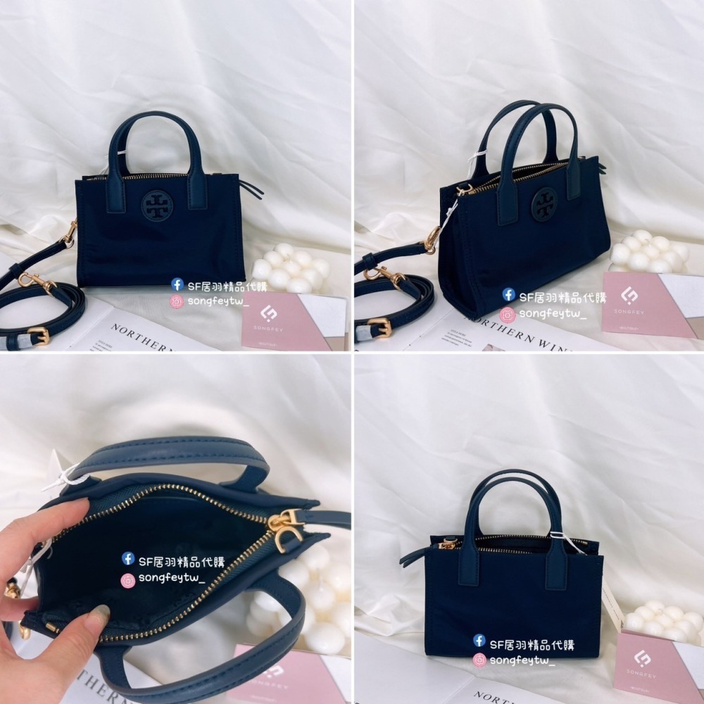 美國代購🇺🇸台灣現貨 Tory Burch 尼龍小托特 手提斜背包-細節圖8