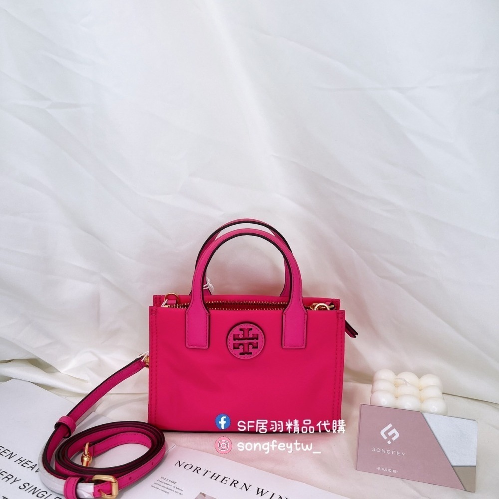 美國代購🇺🇸台灣現貨 Tory Burch 尼龍小托特 手提斜背包-細節圖9