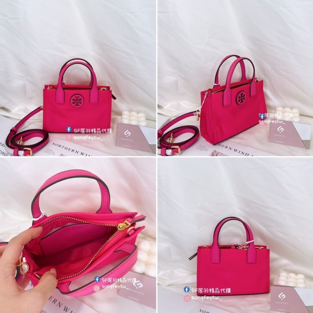 美國代購🇺🇸台灣現貨 Tory Burch 尼龍小托特 手提斜背包-細節圖10