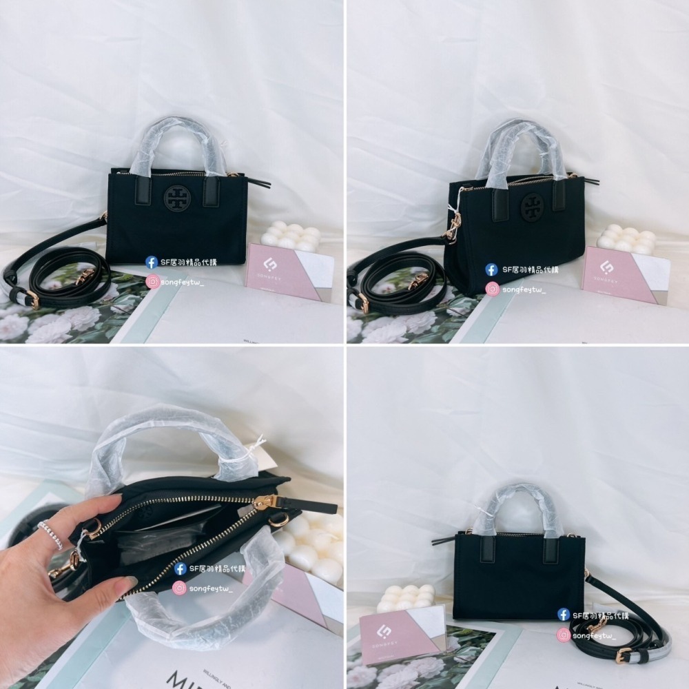 美國代購🇺🇸台灣現貨 Tory Burch 尼龍小托特 手提斜背包-細節圖11