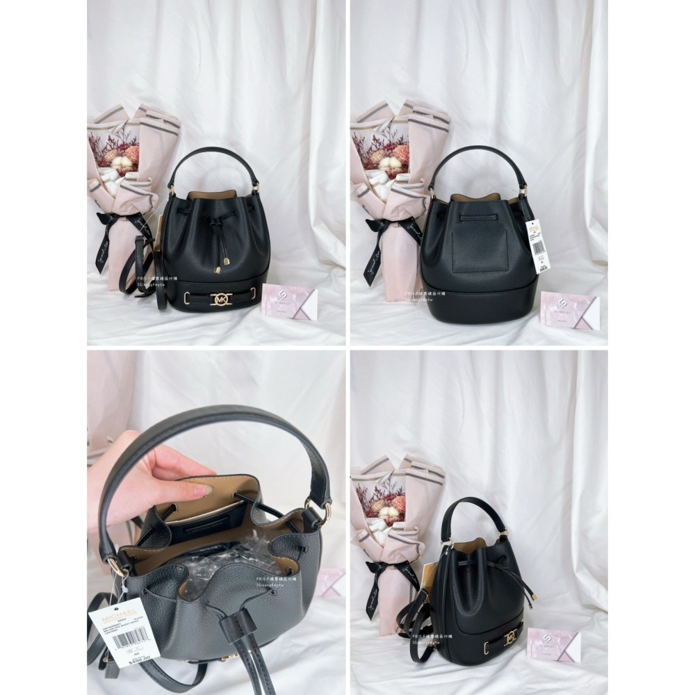 美國代購 台灣現貨 MK 水桶包 荔枝牛皮 水桶包 肩背包 斜背包-細節圖8