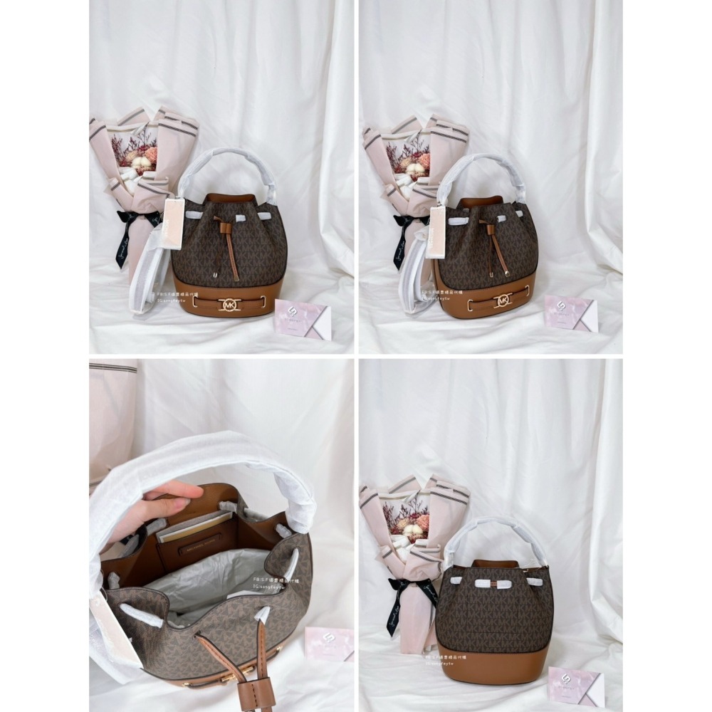 美國代購 台灣現貨 MK 水桶包 荔枝牛皮 水桶包 肩背包 斜背包-細節圖10