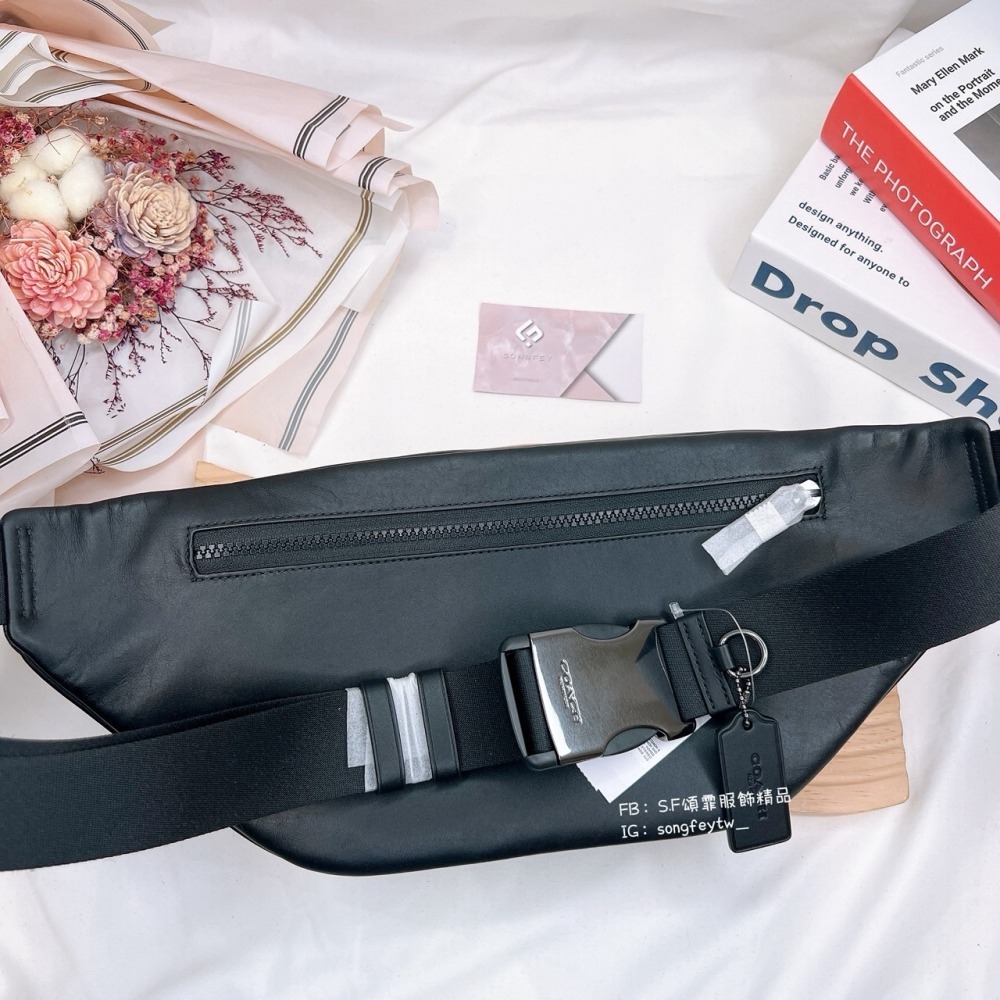 美國代購 台灣現貨 Coach 前口袋胸包 腰包-細節圖6