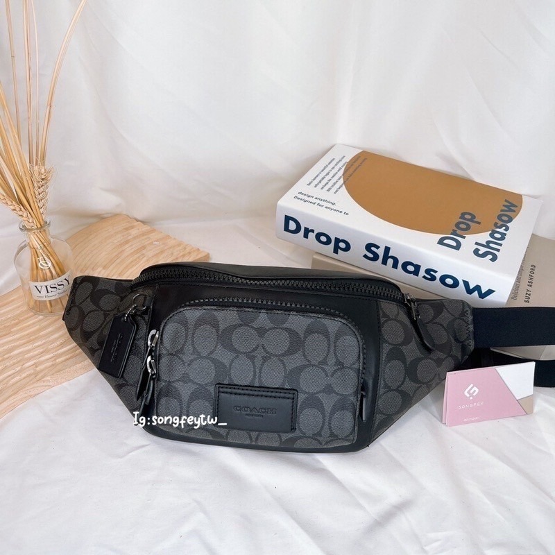 美國代購 台灣現貨 Coach 前口袋胸包 腰包-細節圖8