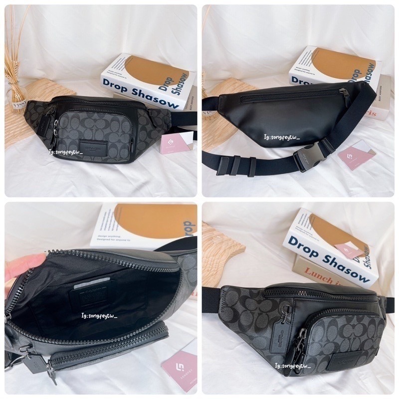 美國代購 台灣現貨 Coach 前口袋胸包 腰包-細節圖9