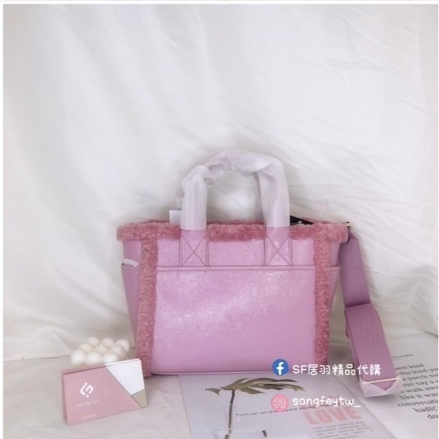 美國代購🇺🇸台灣現貨 kate spade 毛毛拉鍊小托特 手提斜背包-細節圖5