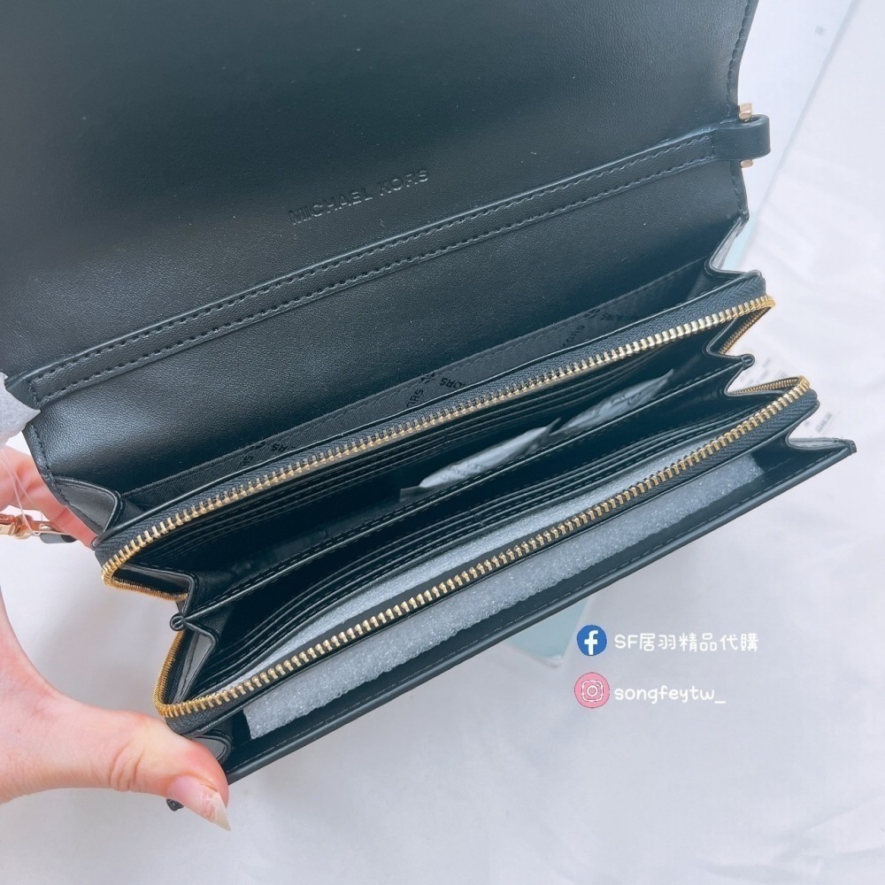 美國代購🇺🇸台灣現貨 MK 寬背帶WOC包 斜背包 晚宴包-細節圖3