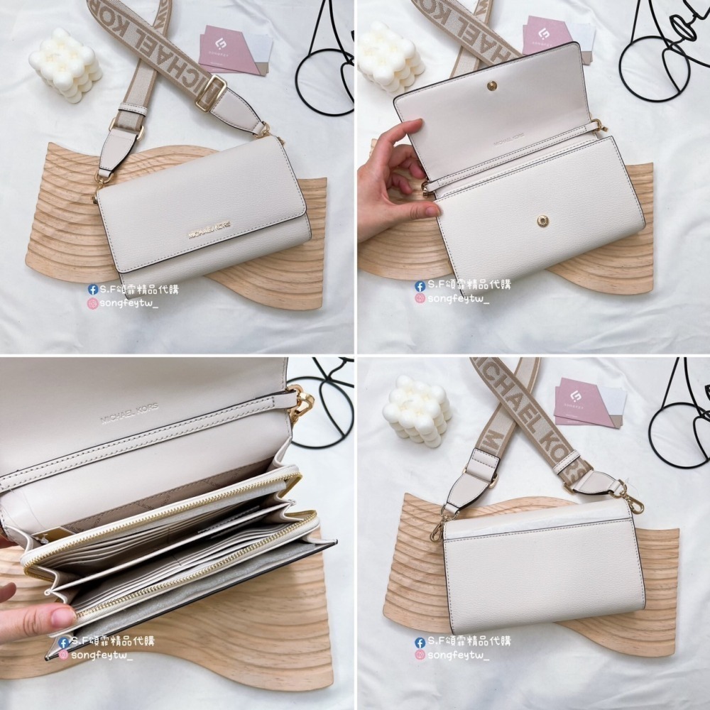 美國代購🇺🇸台灣現貨 MK 寬背帶WOC包 斜背包 晚宴包-細節圖11