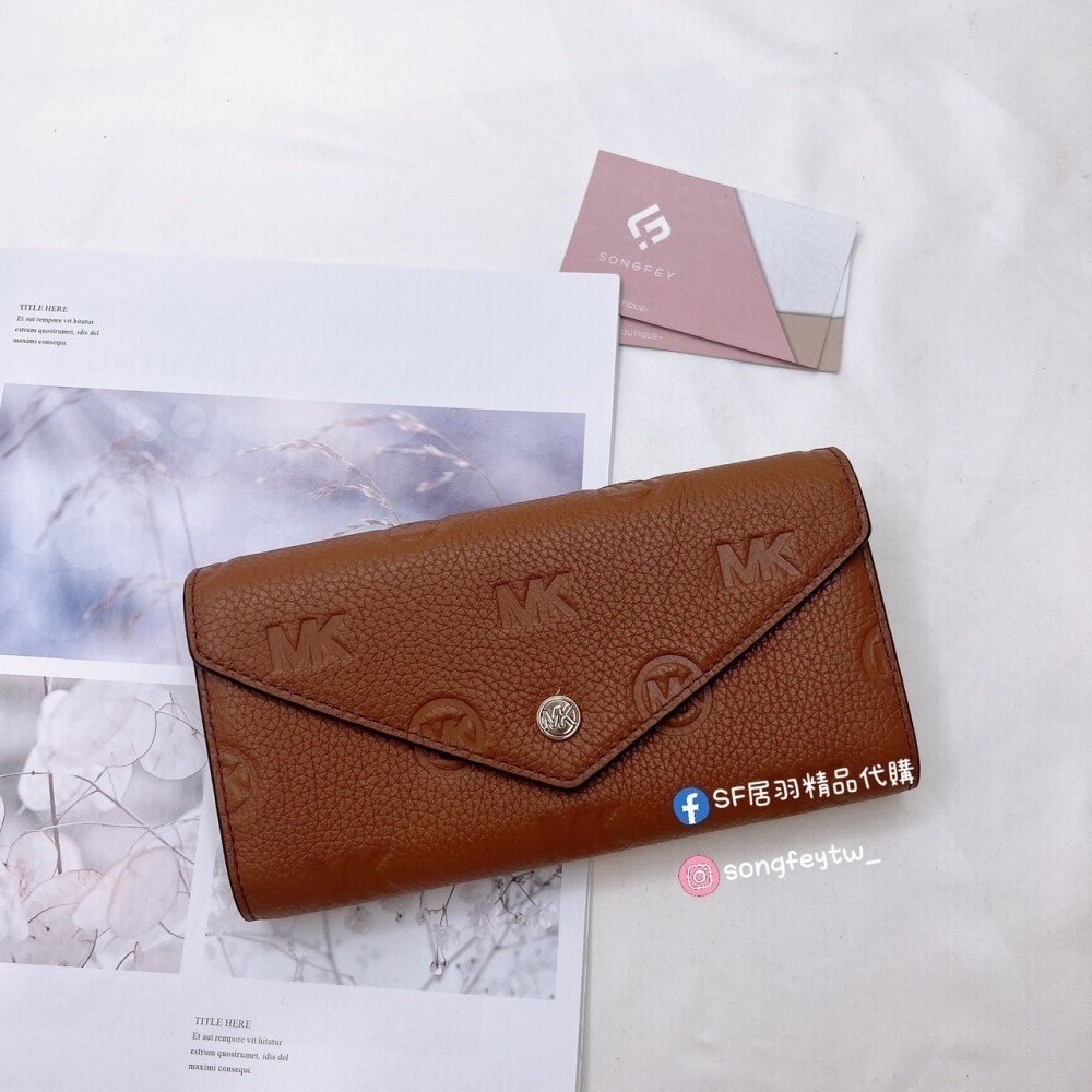 美國代購🇺🇸台灣現貨 MK 信封長夾-細節圖2