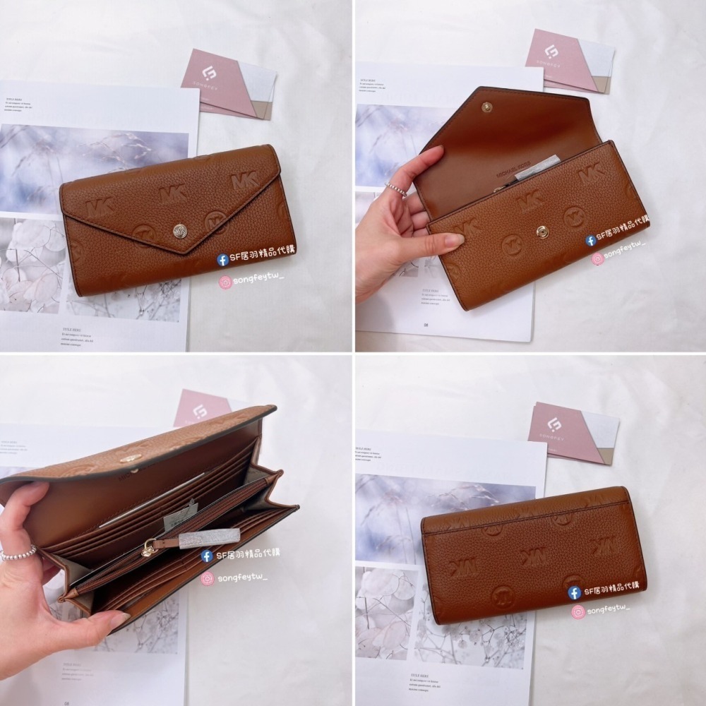 美國代購🇺🇸台灣現貨 MK 信封長夾-細節圖6