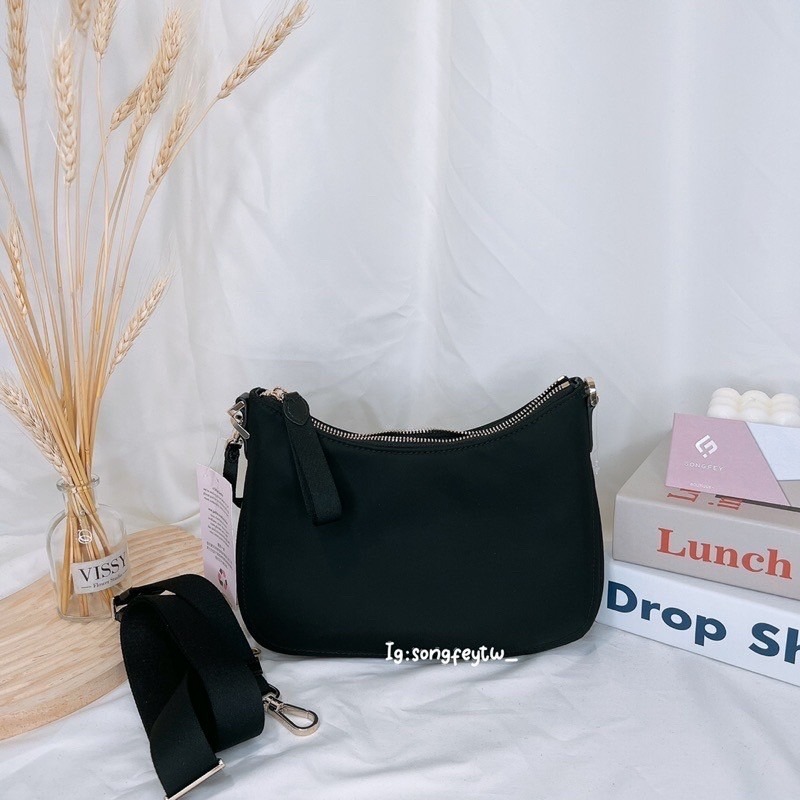美國代購🇺🇸台灣現貨 kate spade 1+1尼龍半月包 月牙包 斜背包-細節圖4
