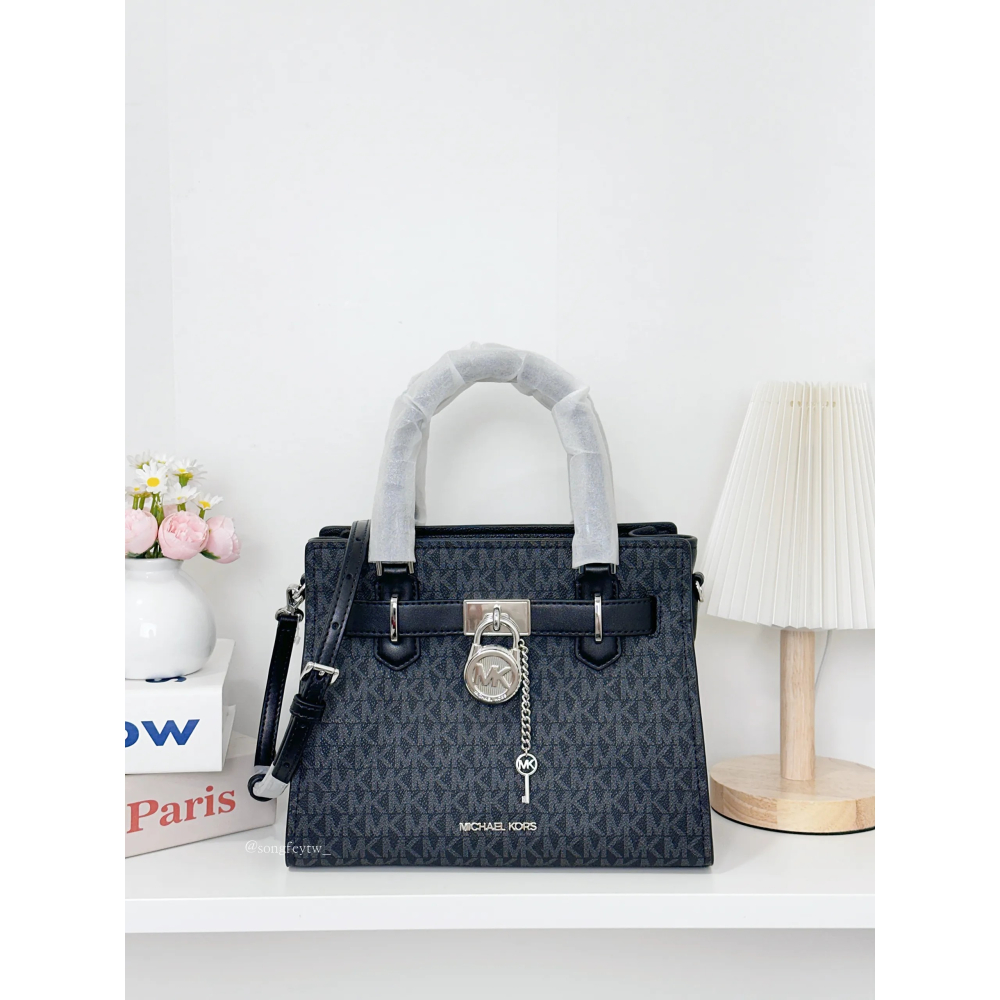 美國代購🇺🇸台灣現貨MK 鎖頭方包 手提包 斜背包-細節圖2