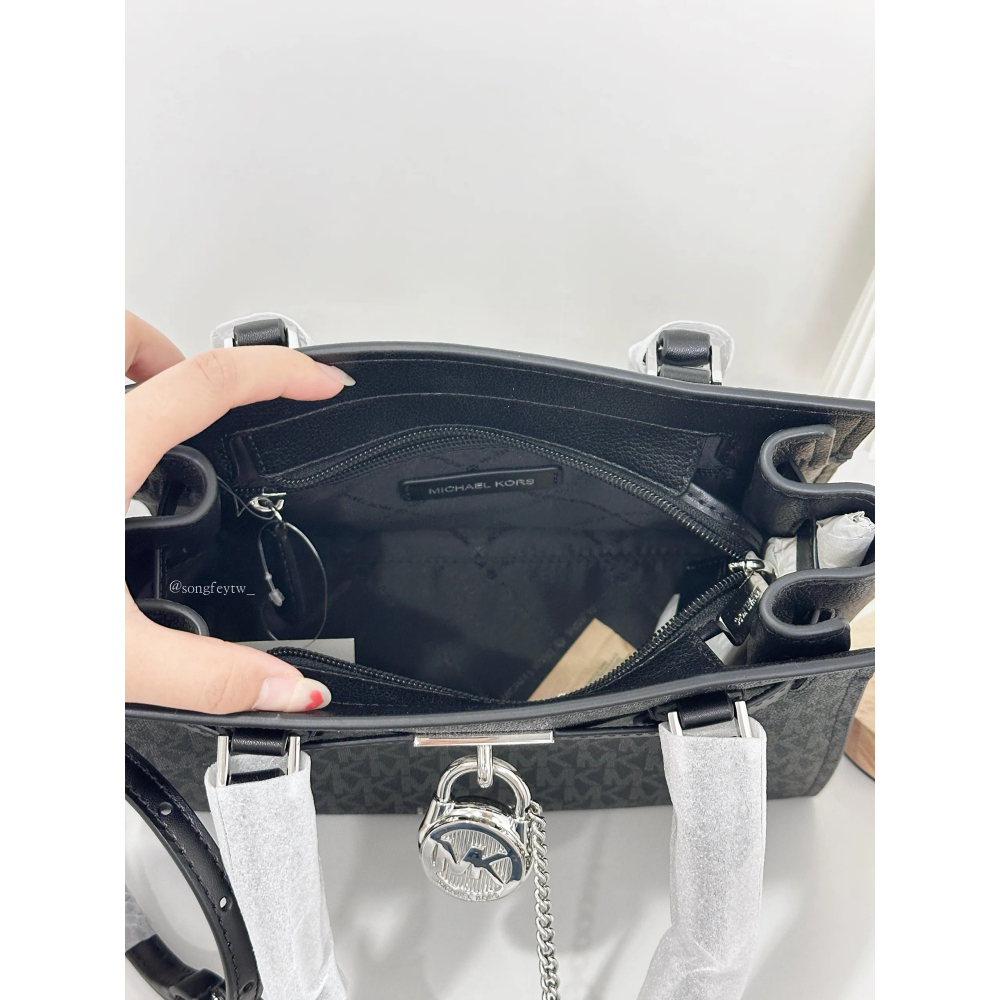 美國代購🇺🇸台灣現貨MK 鎖頭方包 手提包 斜背包-細節圖3