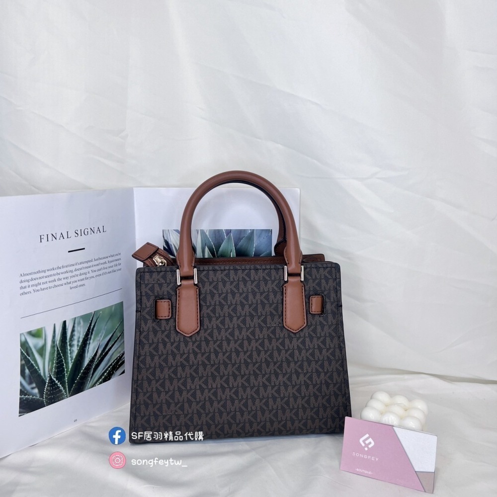 美國代購🇺🇸台灣現貨MK 鎖頭方包 手提包 斜背包-細節圖8