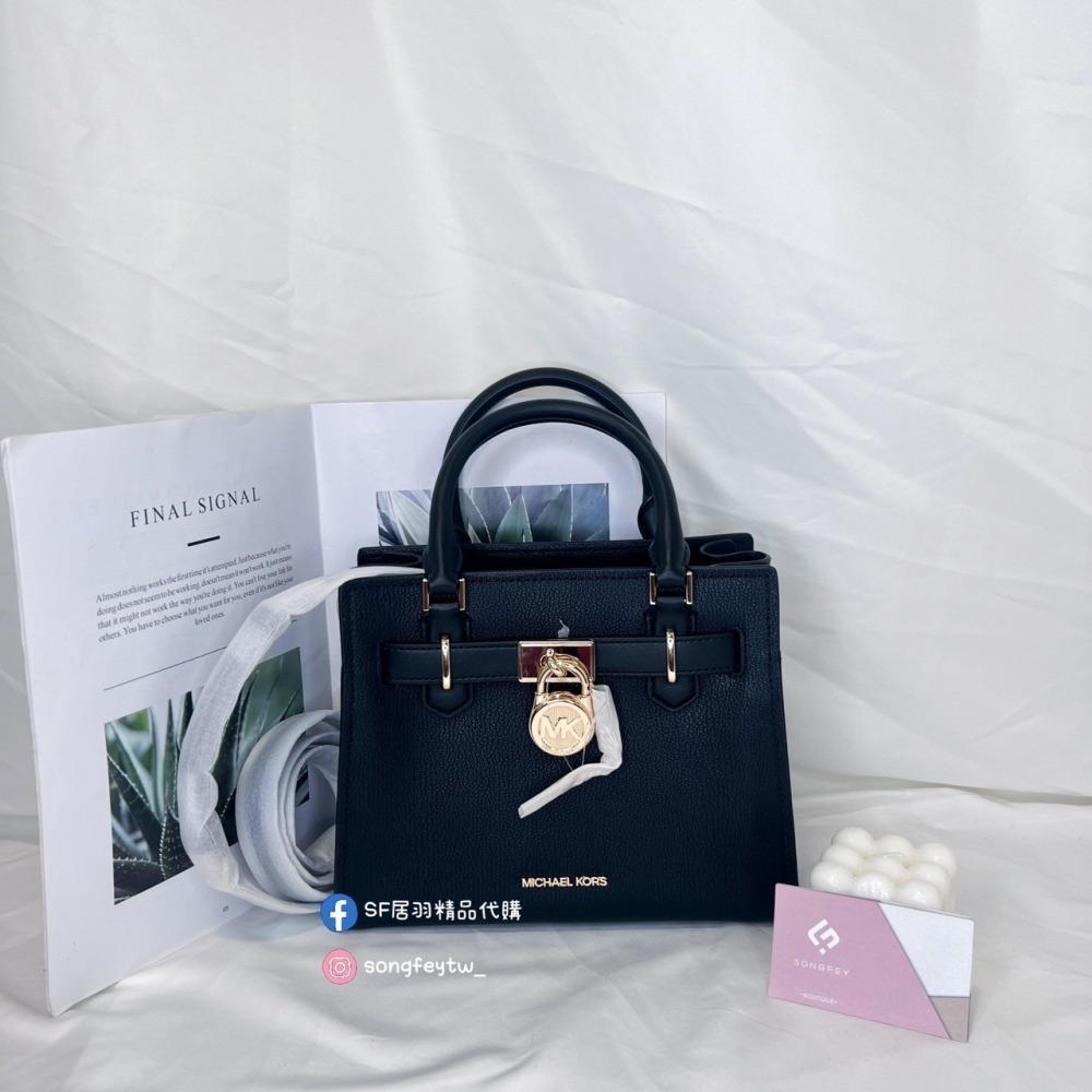美國代購🇺🇸台灣現貨MK 鎖頭方包 手提包 斜背包-細節圖10