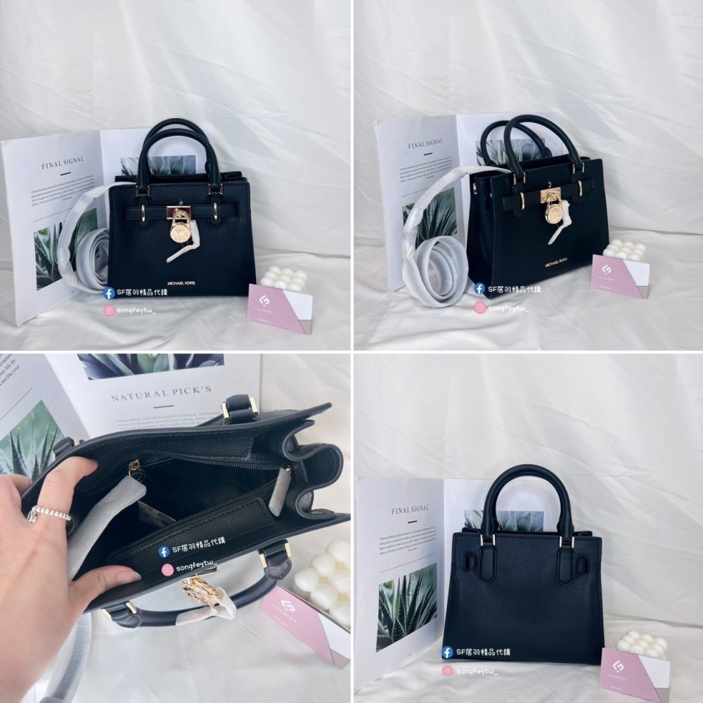 美國代購🇺🇸台灣現貨MK 鎖頭方包 手提包 斜背包-細節圖11