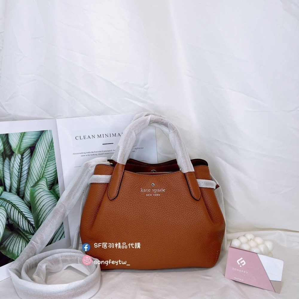 美國代購🇺🇸台灣現貨 Kate spade 三層黛妃包 水餃包 手提斜背包 小款-細節圖2