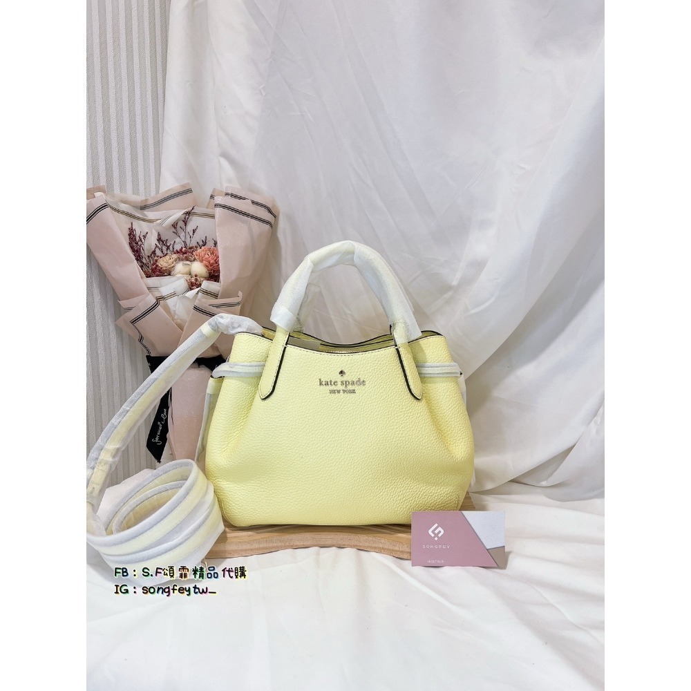 美國代購🇺🇸台灣現貨 Kate spade 三層黛妃包 水餃包 手提斜背包 小款-規格圖11