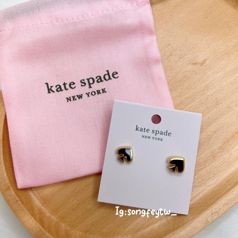 美國代購🇺🇸台灣現貨 Kate spade 米妮、黑桃、幸運草 耳環-細節圖6