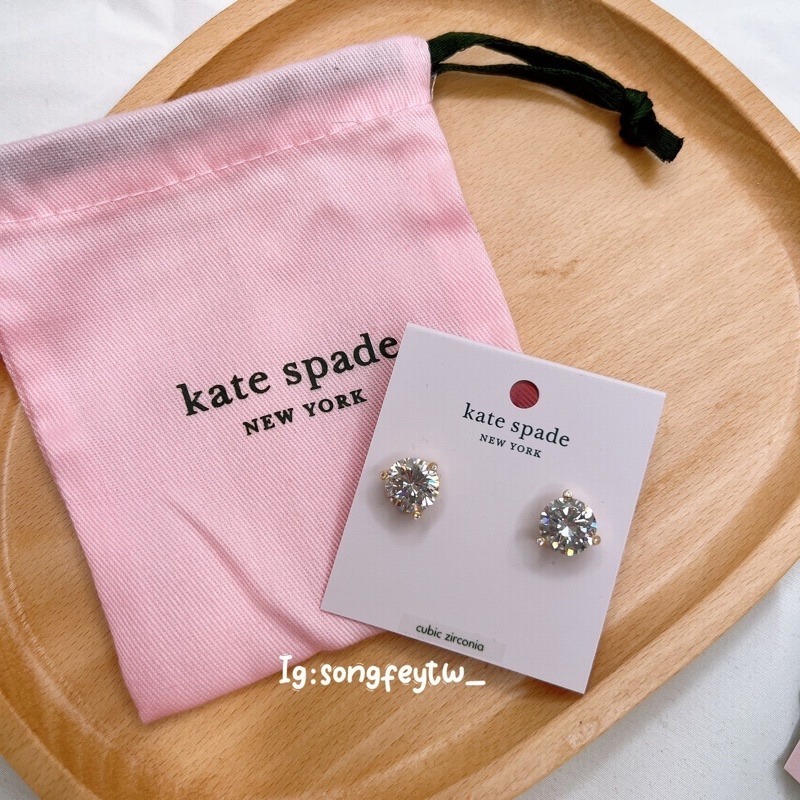 美國代購🇺🇸台灣現貨 Kate spade 米妮、黑桃、幸運草 耳環-細節圖8