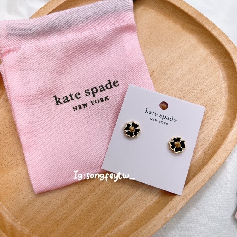美國代購🇺🇸台灣現貨 Kate spade 米妮、黑桃、幸運草 耳環-細節圖4