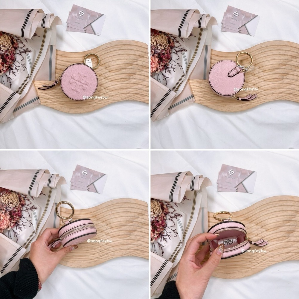 美國代購🇺🇸台灣現貨 TB 浮雕圓形零錢包-細節圖9