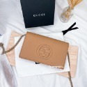 歐美代購 台灣現貨 Gucci 浮雕logo WOC包 斜背包 晚宴包-規格圖6