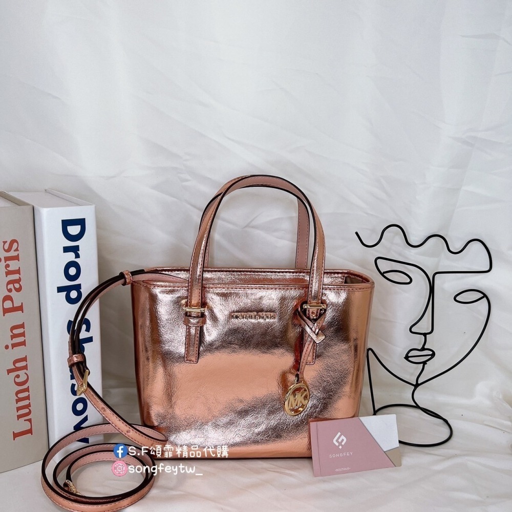 美國代購🇺🇸台灣現貨 MK 限定款 小托特 手提斜背包-細節圖5